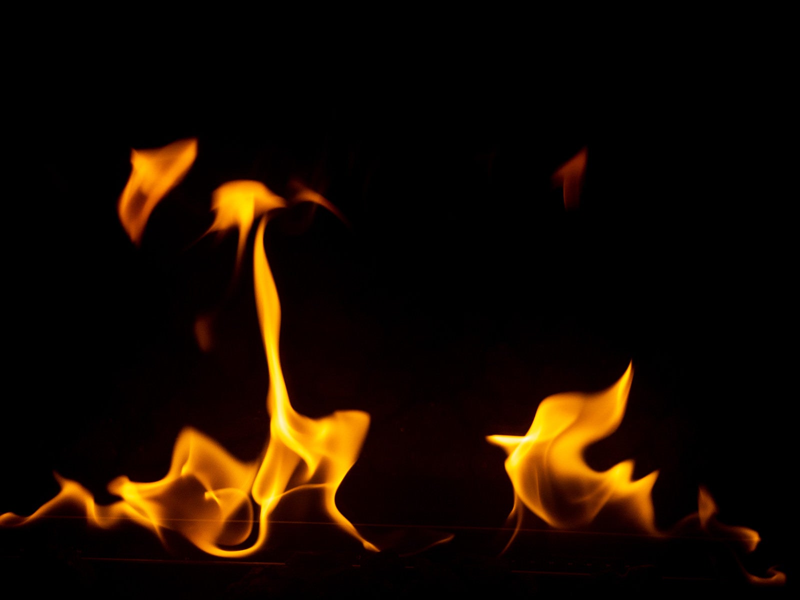 「燃え始めの炎」の写真