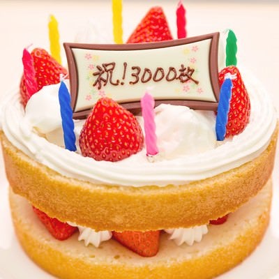 祝・3000枚のケーキの写真