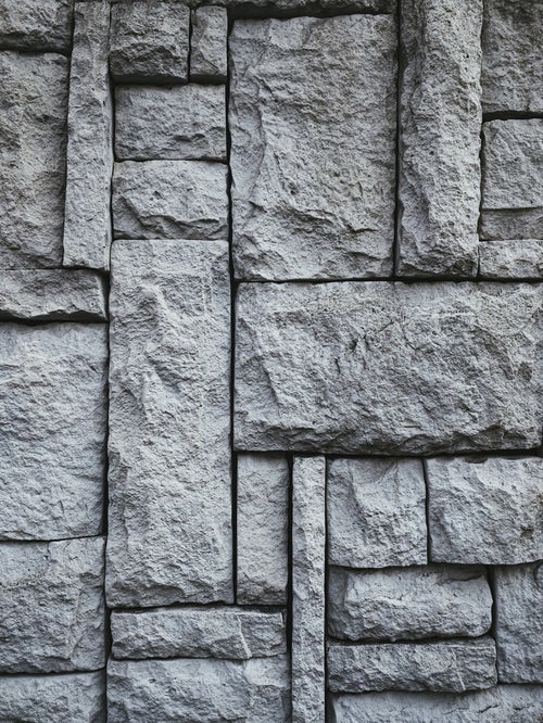 石積み調タイル壁（テクスチャー）の写真