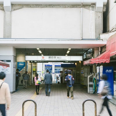 綱島駅西口の様子の写真