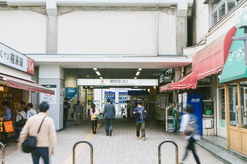 綱島駅西口の様子の写真