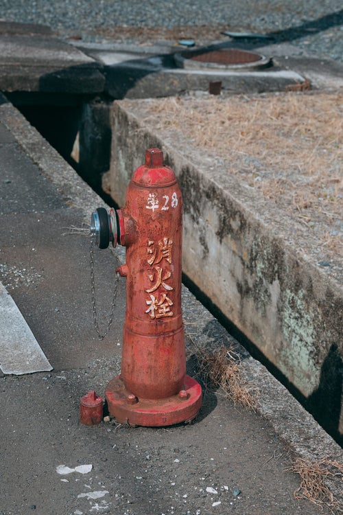 小高の街に設置されてあった消火栓の写真