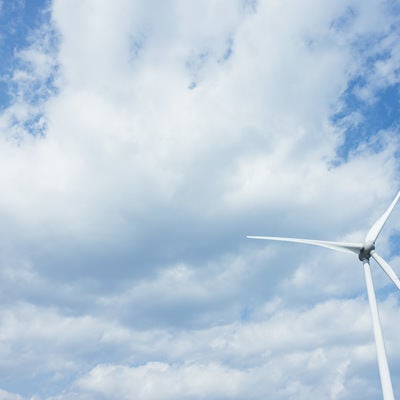風力発電で再生可能エネルギー（南相馬）の写真