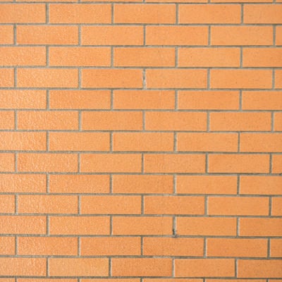 一色のレンガ調タイル壁（テクスチャ）の写真