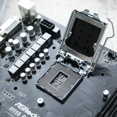CPUソケット（LGA1151）の写真