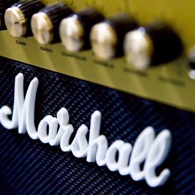 マーシャルのギターアンプの写真