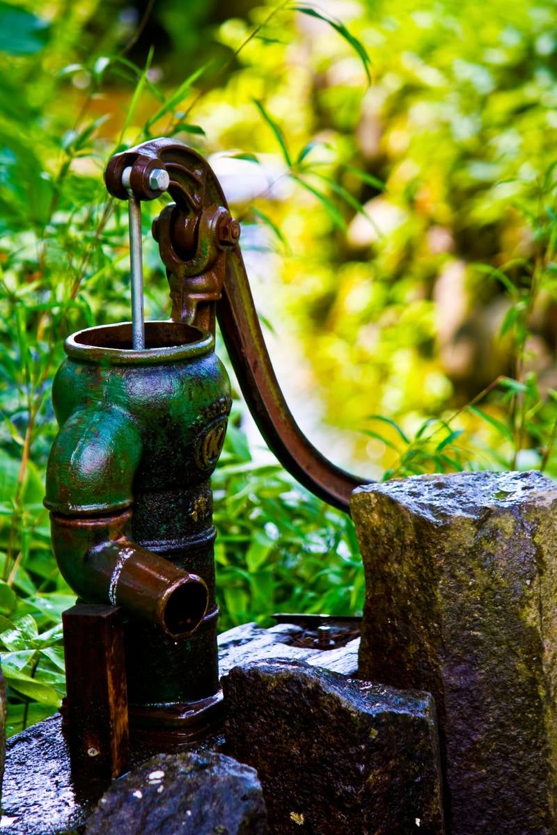 「井戸のポンプ」の写真