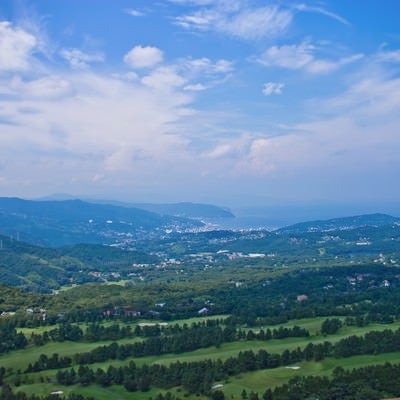 大室山からの景色の写真