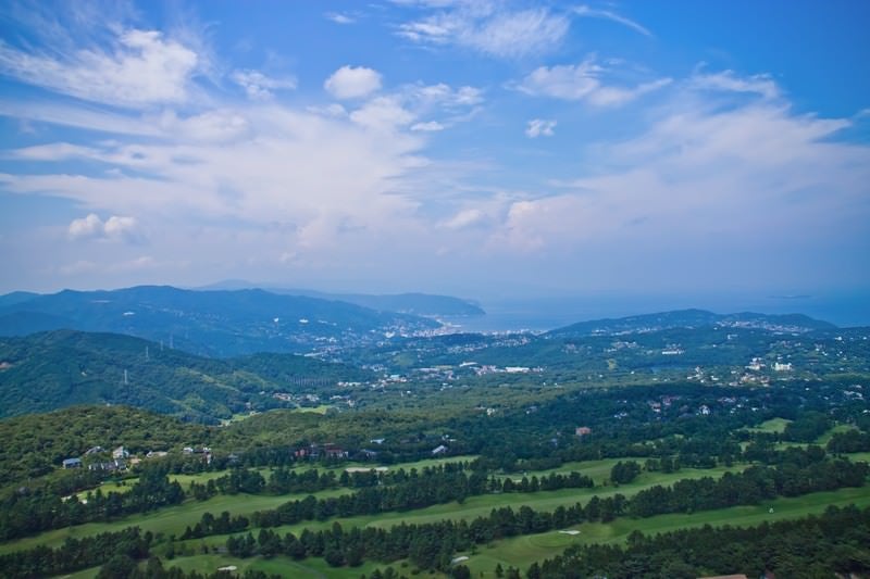 大室山からの景色の写真