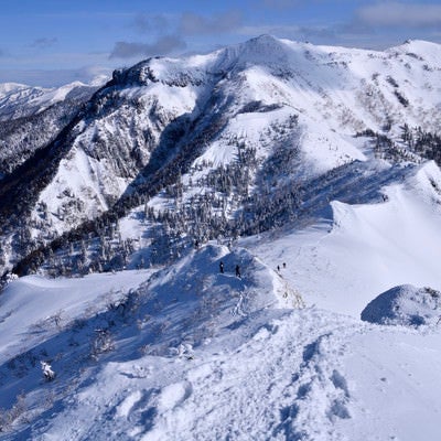 厳冬の上州武尊山（じょうしゅうほたかやま）の写真