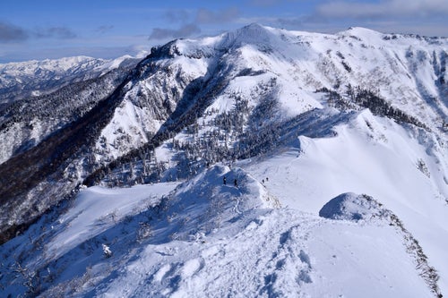 厳冬の上州武尊山（じょうしゅうほたかやま）の写真