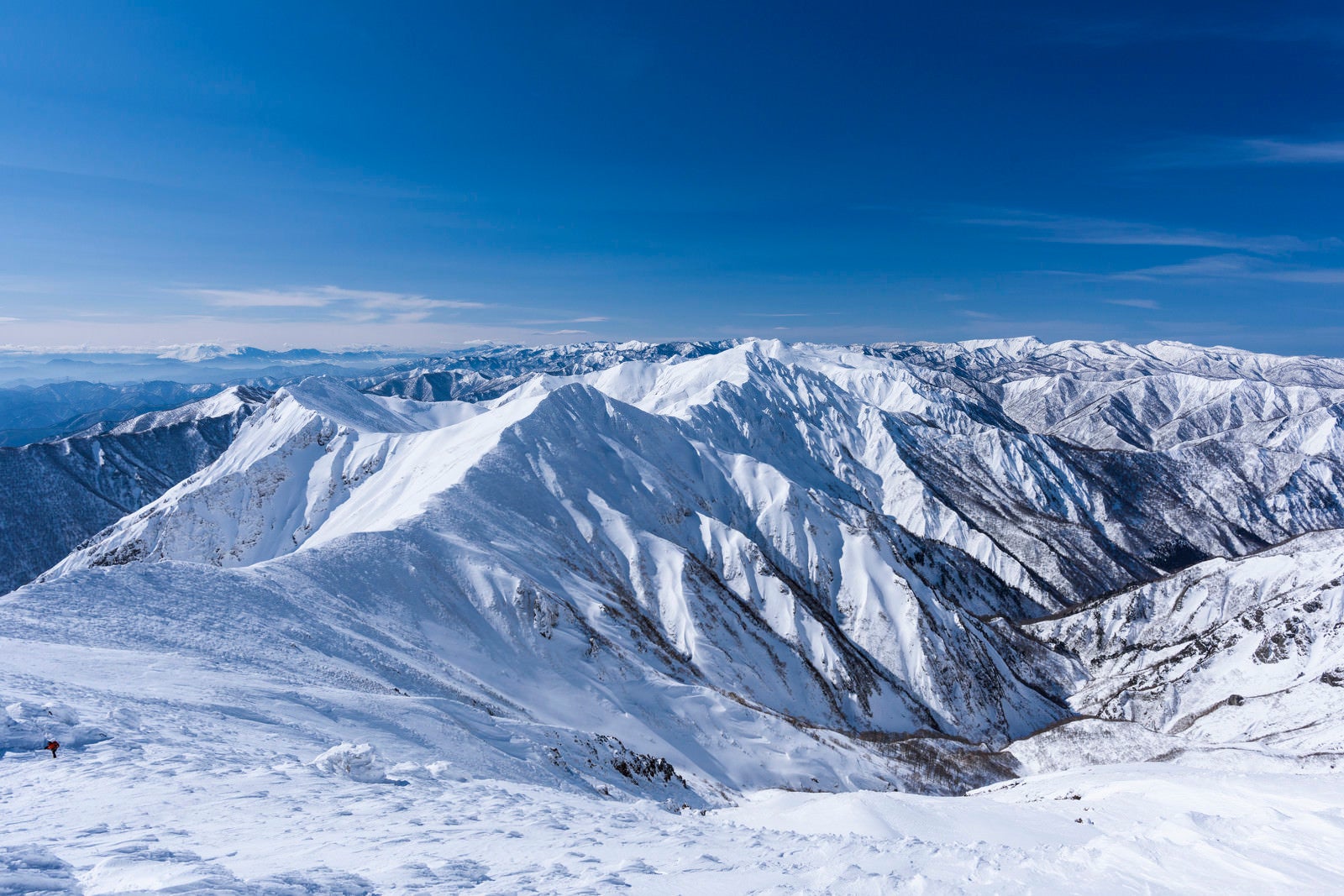 「豪雪の谷川岳主脈」の写真