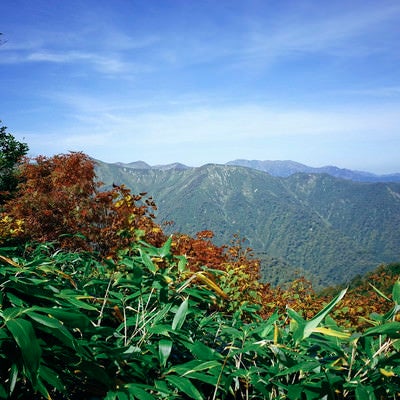 大朝日岳以東岳方面の写真
