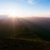 岩手山に照り付ける神々しい夕日のカテゴリ