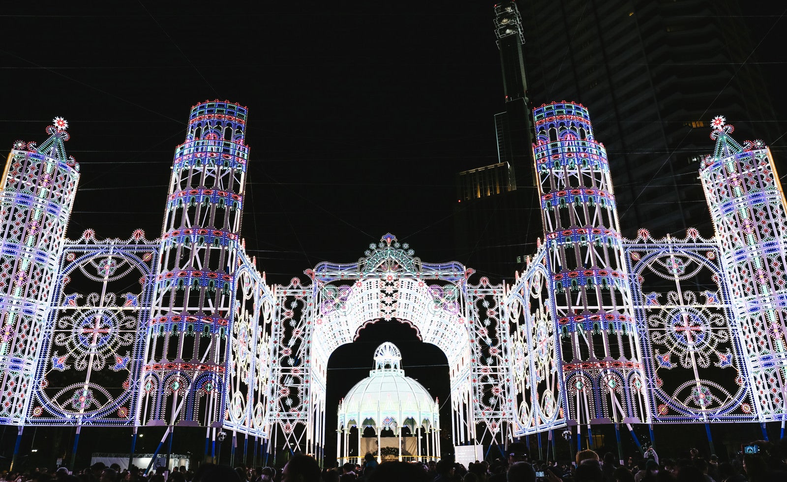 「美しい神戸ルミナリエの電飾」の写真