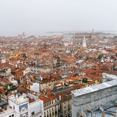 ベネチアの建物と街並み（イタリア）の写真