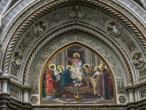 サンタ マリア デル フィオーレ大聖堂の宗教画（イタリア）の写真