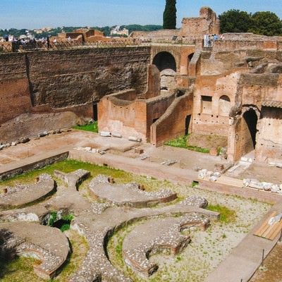ローマのフォロ・ロマーノ遺跡（イタリア）の写真