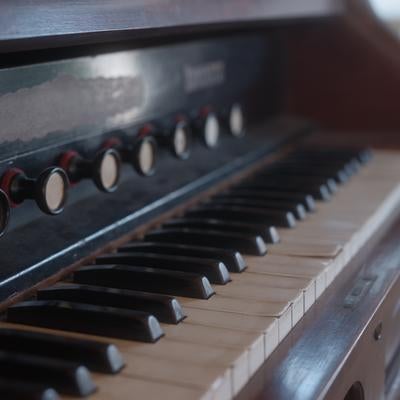 鍵盤で生み出される音楽の美の写真