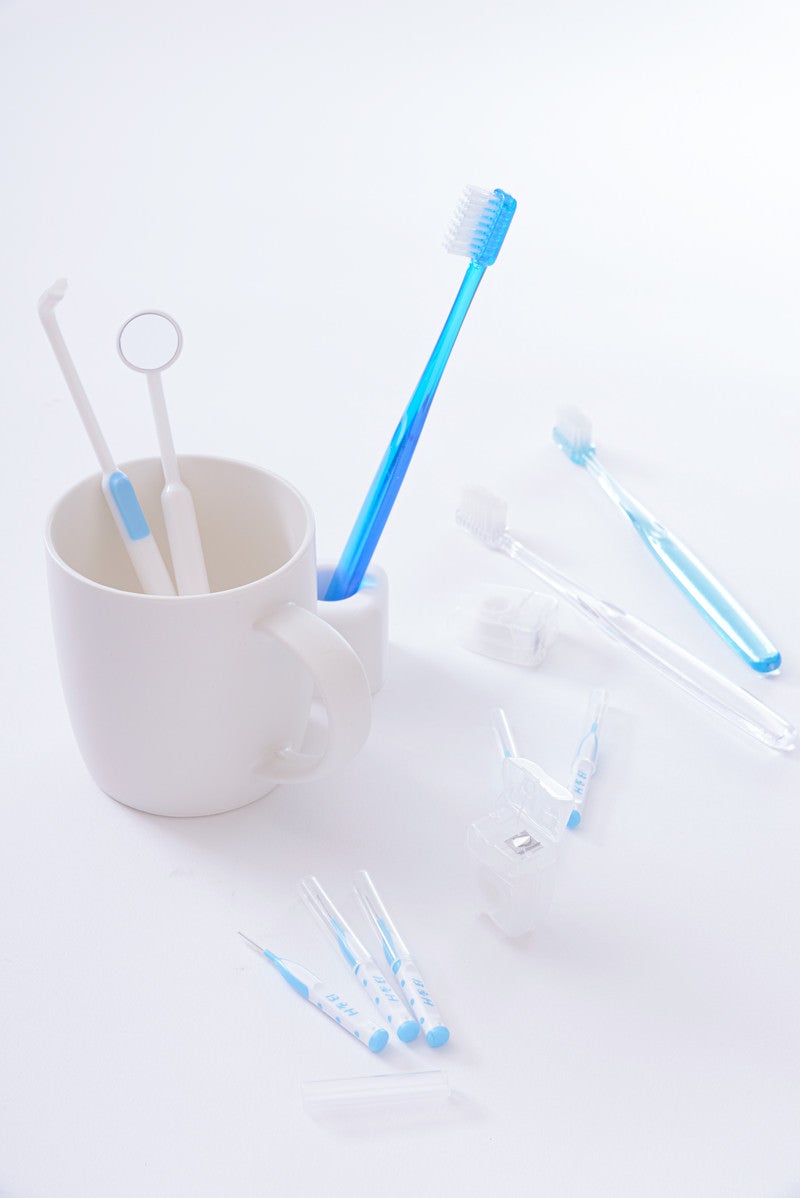 「歯周病に揃えた歯磨きセット」の写真