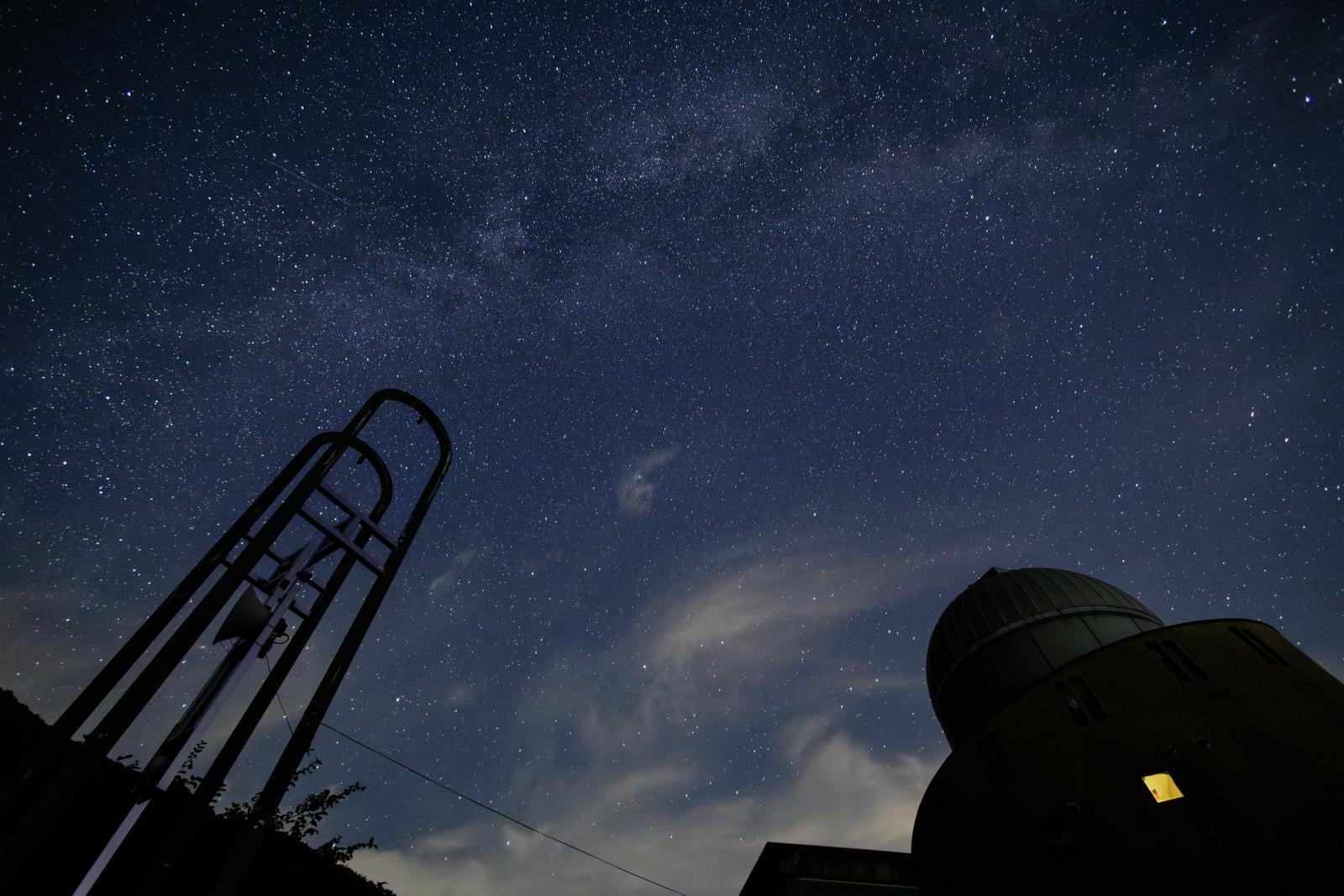 「星の村天文台からの天の川観測」の写真
