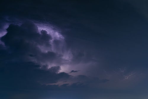 雷雲の写真