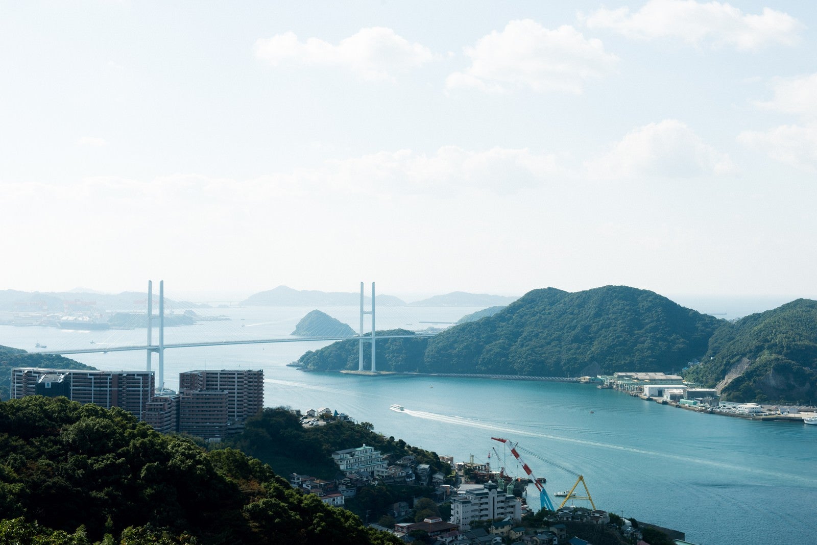 「長崎県の女神大橋」の写真