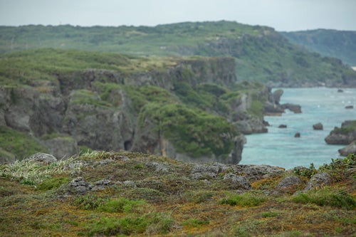 断崖絶壁（宮古島）の写真