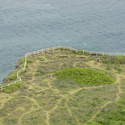 東平安名崎灯台からの風景の写真