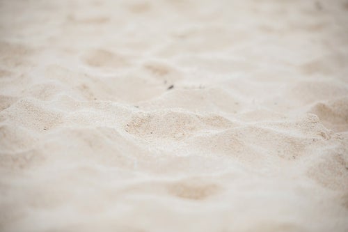 キレイな砂浜（宮古島の砂浜）の写真