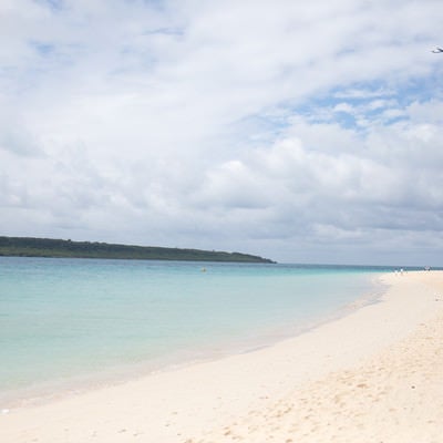 真っ白な前浜ビーチ（宮古島）の写真