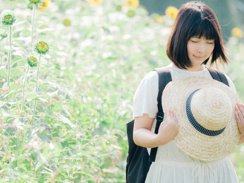 大好きなひまわり畑、また来年も来れますように。の写真