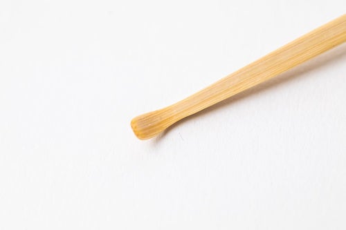 竹製の耳かき先端部分の写真