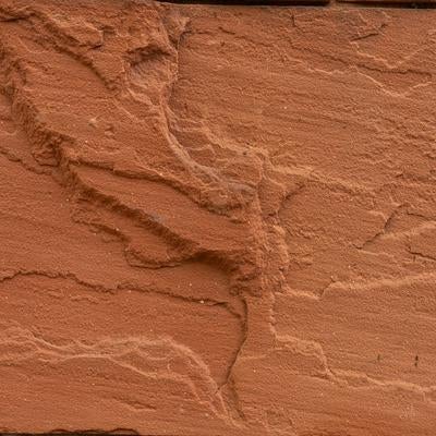 赤茶色の外壁テクスチャーの写真