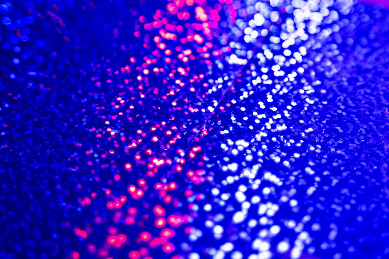 「青とピンクのホログラム輝き」の写真