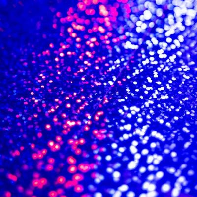 青とピンクのホログラム輝きの写真