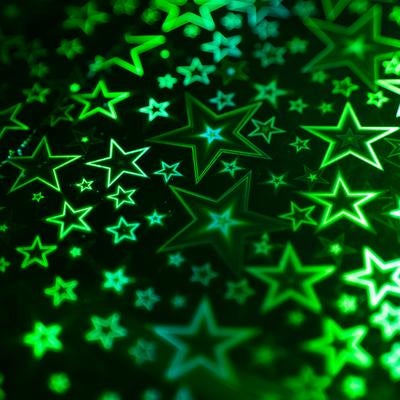 キラキラ星柄ホロカードの写真