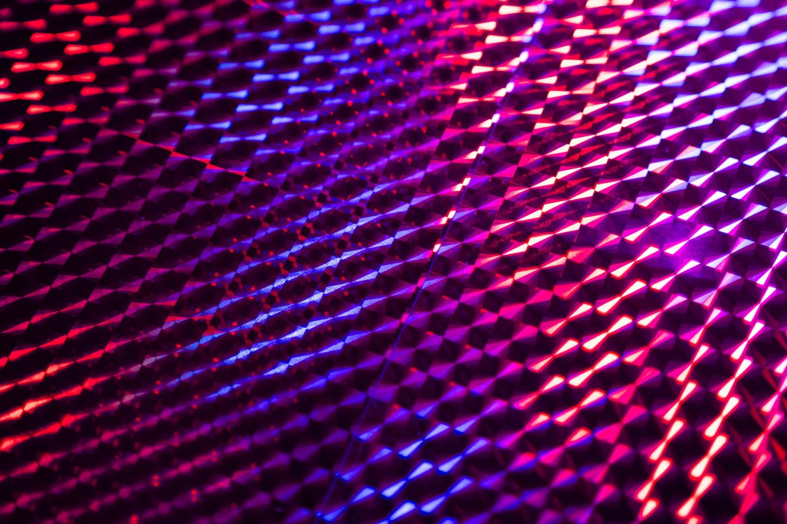 「キラキラと輝く幾何学パターン」の写真