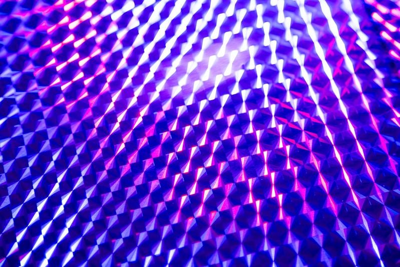 メタリック素材の写真