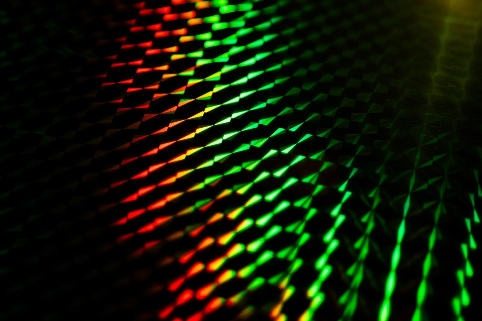 「キラキラ光るプリズム効果」の写真