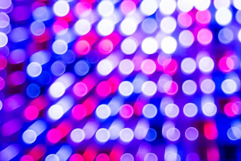 幻想的な光の玉背景素材の写真