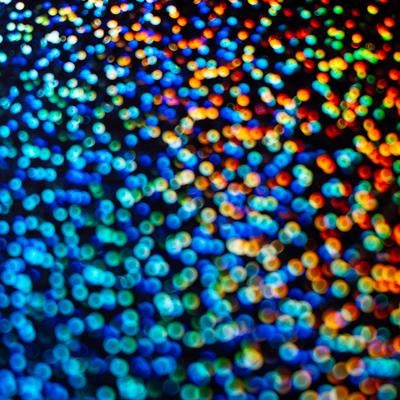 カラフルな光の粒子テクスチャの写真