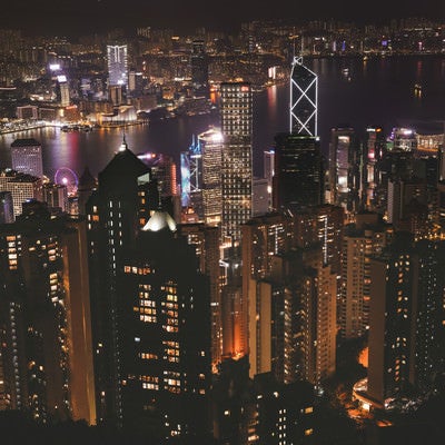 100万香港ドルの夜景の写真