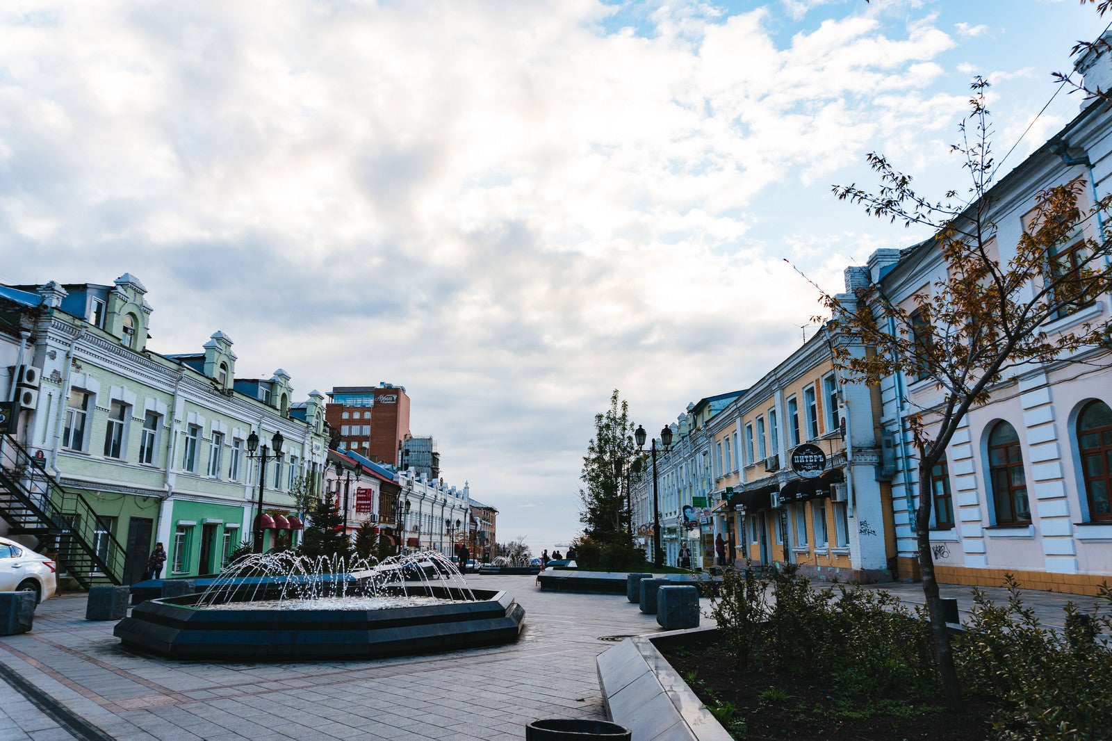 「ウラジオストクの街並み」の写真