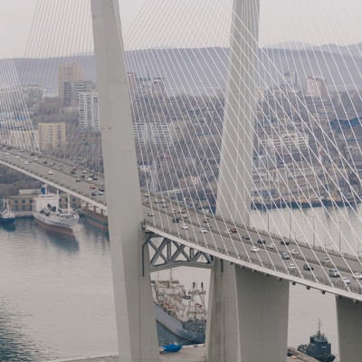 ウラジオストクの黄金橋の写真