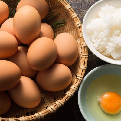 朝から腹一体食べたい大食漢には「栄太郎」の卵かけご飯（TKG）の写真