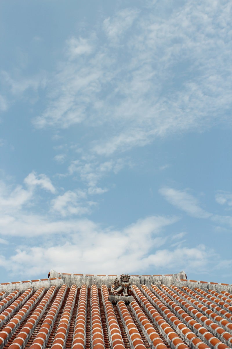 「屋根の上のシーサー」の写真