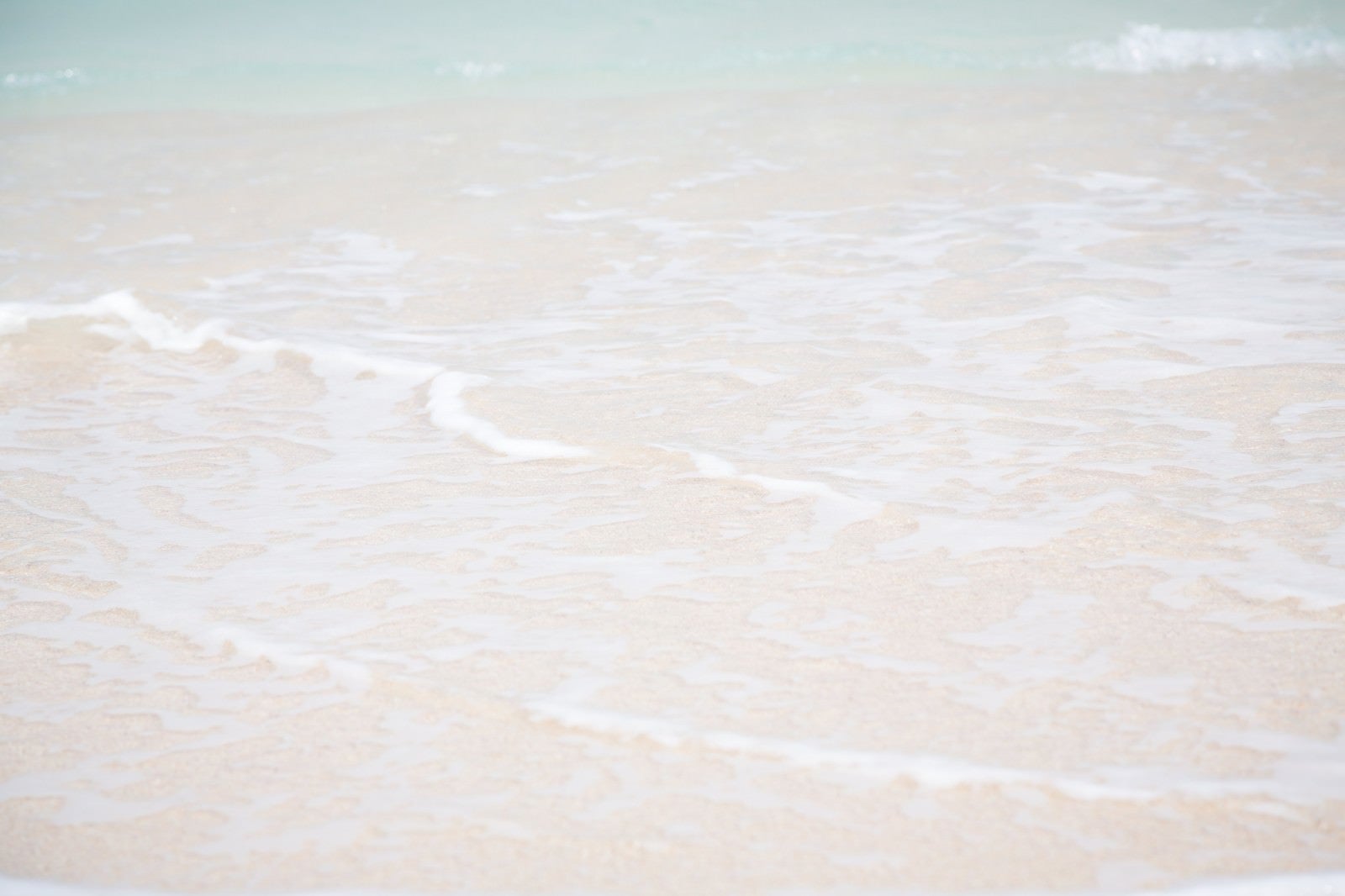 「砂浜の波」の写真