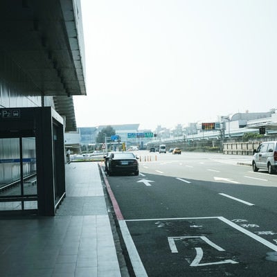 台湾桃園国際空港のターミナルの写真
