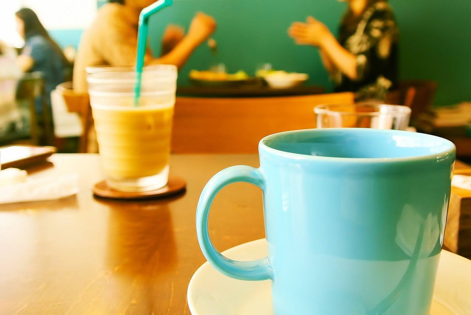 「カフェにて一休み」の写真